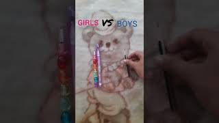 Girls stationary💖 vs Boys stationary💙 stationaries aesthetic [upl. by Toback]