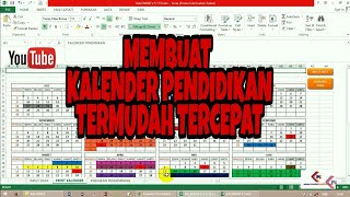 Tutorial membuat KALENDER PENDIDIKAN TAHUN 20242025 GRATIS APLIKASI KALENDER [upl. by Kletter]