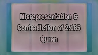 Misrepresentation amp Contradiction of 2165 Quran [upl. by Morrison]