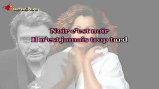 Chimène Badi  Noir cest noir Karaoke [upl. by Arica77]