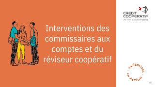 Interventions des commissaires aux comptes et du réviseur coopératif [upl. by Ademla]