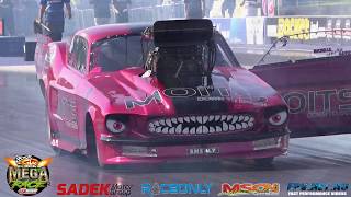 DAVIES RACING PRO SLAMMER MUSTANG 595  238 MPH [upl. by Mairb]