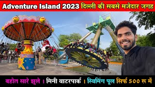 Adventure island Rohini 2023  Biggest adventure park in Delhi  Metro Walk Amusement park Rohini [upl. by Stalker]