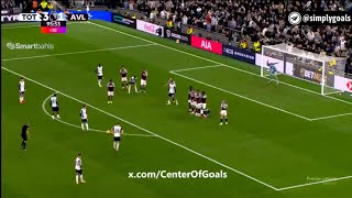 🔥 James Maddison BRILLIANT FREEKICK GOAL vs Aston Villa  Tottenham vs Aston villa 41 Highlights [upl. by Sapphera]