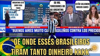 Tv Argentina Repercute Preços BRASIL X ARGENTINA  INVASÃO DE TORCEDORES [upl. by Roanne]