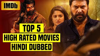 Top 5 Highest Rated South Indian Hindi Dubbed Movies on IMDb 2024  Part 25 [upl. by Jilly]