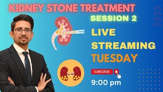 KIDNEY STONE TREATMENT AND RECENT SURGICAL INTERVENTIONS LIVE SESSION  Dr Ammar kidneystone [upl. by Mada]