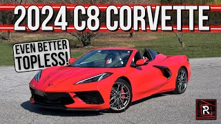 The 2024 Chevrolet Corvette Convertible Is The Ultimate Topless American Sports Car [upl. by Sucramel]