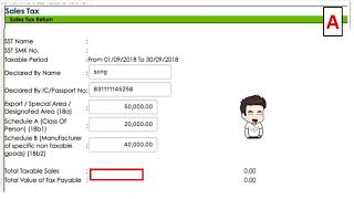 Sales Tax 20 MySST Submission Mandarin [upl. by Siuol990]