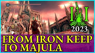 DARK SOULS 2 How to get to Iron Keep from Majula  DS2 Guide 2023 PS5 [upl. by Otrebtuc]