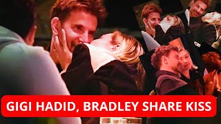 Gigi Hadid Kisses Bradley Cooper During Their Date [upl. by Leasa]