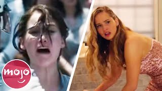 Top 10 Best Jennifer Lawrence Movie Moments [upl. by Iliram]