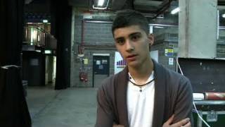 Zayns nerves at X Factor bootcamp  itvcomxfactor [upl. by Einnol663]