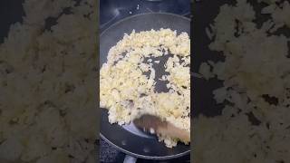 Toasting Jasmine Rice for Chinese Seafood Fried Rice youtubeshorts shortsfeed [upl. by Narba]