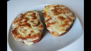 Recette 206  Croque Monsieur au Saumon Fumé  SIMPLE ET EFFICACE [upl. by Nodla]