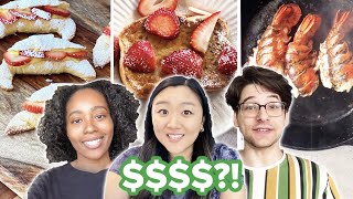 2 vs 10 vs 100 Breakfast Budget Challenge • Tasty [upl. by Anavoj804]