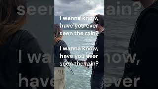 Have You Ever Seen the Rain Creedence Clearwater Revival Lyrics [upl. by Phillip]