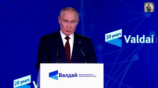 Terungkap Pernyataan Kuat Vladimir Putin di Forum Internasional Valdai 2024 [upl. by Leid]