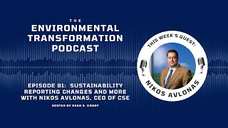 Sustainability Reporting Changes and more with Nikos Avlonas CEO of CSE [upl. by Akima256]