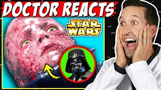 ER Doctor REACTS to Most BRUTAL Star Wars Movies [upl. by Gnay]