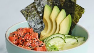 Salmon Poke Bowl [upl. by Ettellocin]