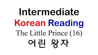 The Little Prince 16 Learning Korean [upl. by Limoli]