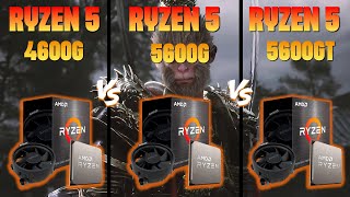 Amd Ryzen 5 4600g vs 5600g vs 5600gt  16gb Ram  Benchmark Black Myth Wukong [upl. by Aerdnahs]