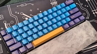 Ducky Mecha Mini when Lubed and Modded Without Desoldering  ASMR Mechanical Keyboard [upl. by Otiragram764]