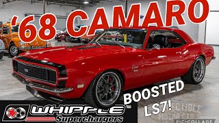 WHIPPLE SUPERCHARGED LS7 POWERED ‘68 Chevrolet Camaro Review [upl. by Mansur]