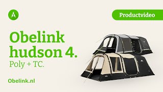 Obelink Hudson 4 Poly CoolDark  Hudson 4 TC opblaasbare tunneltent  Productvideo  Obelink [upl. by Henson926]