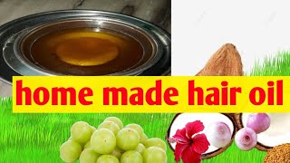 home made hair oil  hair growth oil  S D middle class kitchen [upl. by Ayvid]