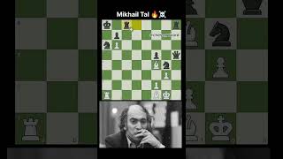 Mikhail tal brilliancy☠️ magnuscarlsen chess gmhikaru gothamchess levyrozman brilliant [upl. by Eudora993]