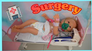 Reborn baby has surgery new Feeding tube reborn Hospital [upl. by Siclari]