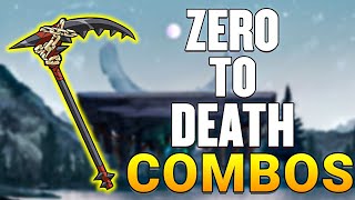 All Scythe 0death Combos in Brawlhalla [upl. by Temirf]