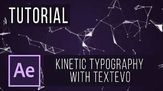 Tutorial After Effect Basic Kinetic Typography with TextEvo [upl. by Can789]