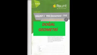 RAUNT YAYINLARI YKS 10 TYT DENEMESİ GEOMETRİ ÇÖZÜMÜ [upl. by Rotberg]