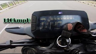 Honda CB150R Exmotion  THAI  Top Speed 140kmph  Test Run1 [upl. by Sucul]