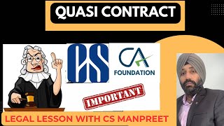 Quasi Contract by CS Manpreet [upl. by Joung]