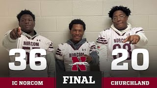 NORCOM36 VS CHURCHLAND20 🏈 [upl. by Nollek236]