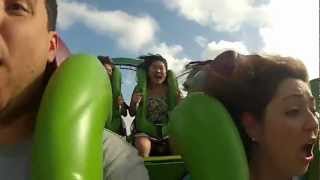 Universal Island of Adventure  Hulk Roller Coaster  HD [upl. by Macnamara625]