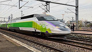 Gare de SaintDenis  RER D TGV Thalys Eurostar IZY et autres trains grandes lignes [upl. by Deery632]