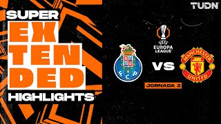 SUPER EXTENDED HIGHLIGHTS  Porto vs Manchester United  UEFA Europa League 2024  J2 [upl. by Ayram]