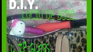 LUCIU DE BUZE natural simplu de realizatDIY LIPGLOSS [upl. by Akiram]