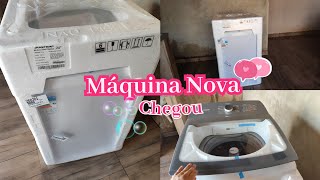 CHEGOU MINHA MÃQUINA DE LAVAR NOVA BRASTEMP 13KG COM CICLO TIRA MANCHAS e CICLO ANTIBOLINHA [upl. by Nommad]