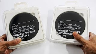 Real vs Fake  Samsung Wireless Charger Convertible EPPG950 [upl. by Newo]