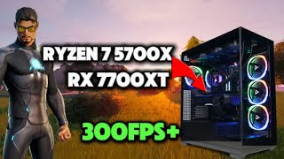 Fortnite Reload  Ryzen 7 5700x RX 7700 XT  Low Settings Fps Test 1080p Dx 12 [upl. by Arries]