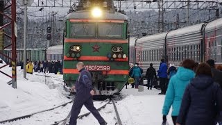 Train from Murmansk to Sant Peterburg [upl. by Karyl]