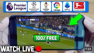 How to watch Free champions league Top 5 links 🔥foryou football shortvideo [upl. by Eybbob]