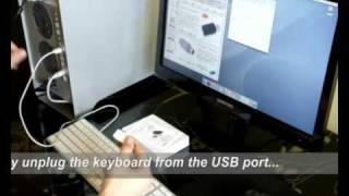 USB Hardware Keylogger installation on Apple MAC computer [upl. by Ahsirtak]