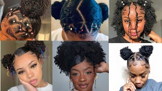 2024😍💖Cute and Easy Natural Curly hairstyles compilation ✨ curlyhairstyles compilation [upl. by Puiia872]